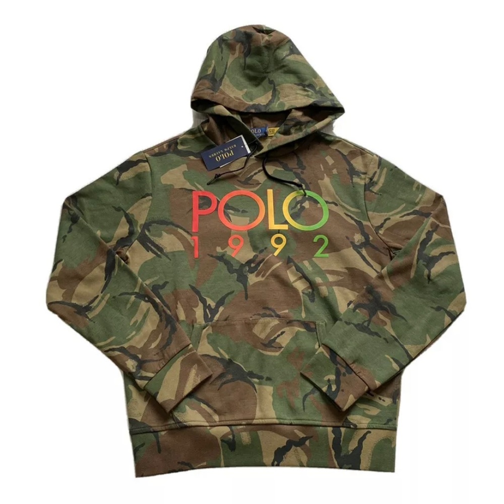 Polo Ralph Lauren 1992 Stadium Camouflage Hoodie - Picture 1 of 13